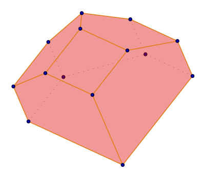 A 3-dim. associahedron